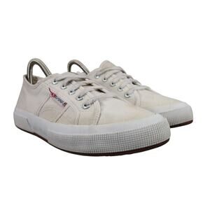 Superga Shoes Womens 7 Sneaker Lifestyle Classic Canvas White Lace Up Casual Low